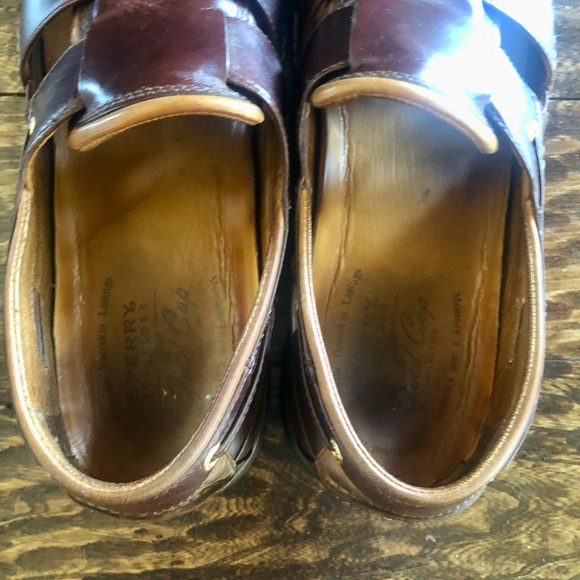 ❌SOLD❌ Sperry Gold Fisherman Amaretto Shoe -Size 13M (GUC) - Picture 6 of 13